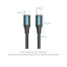 Кабель Vention USB Type-C - USB Type-C (M/M) TPE Round PD 60W, 3A, 0.5 м, Black (COSBD)