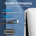 Кабель Vention USB Type-C - USB Type-C (M/M) TPE Round PD 60W, 3A, 0.5 м, Black (COSBD)