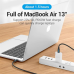 Кабель Vention USB Type-C - USB Type-C (M/M) TPE Round PD 60W, 3A, 0.5 м, Black (COSBD)