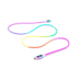 Кабель REAL-EL Premium USB Type-C - USB Type-C (M/M), 1 м, Rainbow (EL123500053)