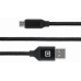 Кабель REAL-EL Premium Fabric USB - micro USB (M/M), 2 м, Black (EL123500048)