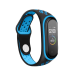Ремінець BeCover Nike Style для Xiaomi Mi Smart Band 5/Mi Smart Band 6 Black-Blue (705150)