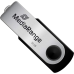Флеш-накопичувач USB2.0 32GB MediaRange Black/Silver (MR911)