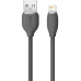 Кабель Baseus Jelly Liquid Silica Gel USB - Lightning (M/M), 2.4 A, 2 м, Black (CAGD000101)