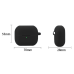 Чохол для навушників BeCover Silicon для Samsung Galaxy Buds 3 Black (711989)