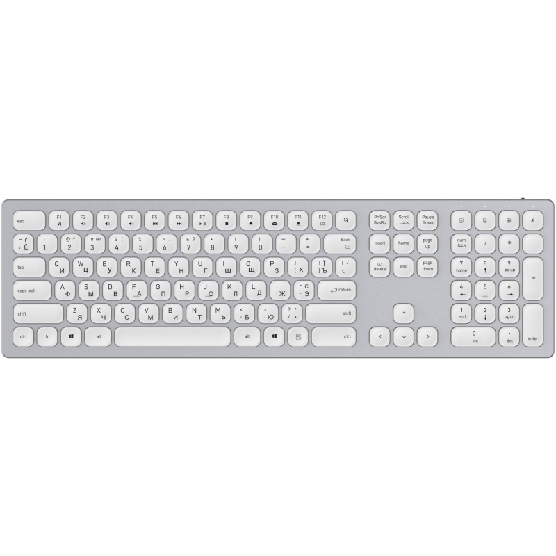 Клавіатура бездротова OfficePro SK1550W White