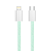 Кабель ColorWay Lightning + USB Type-C (M/M), 3.0 А, 1 м, Green (CW-CBPDCL061-G)
