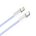 Кабель ColorWay Lightning + USB Type-C (M/M), 3.0 А, 1 м, Purple (CW-CBPDCL061-PU)