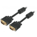 Кабель Cablexpert VGA-VGA HD15M/HD15M з 2-ма фер. кільцями, подвійний екран, чорний, 1.8 м (CC-PPVGA-6B)