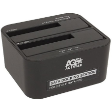 Док-станція AgeStar 3UBT6-6G для 2.5“/3.5“ SATA HDD или SSD USB3.0 Black