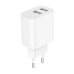 Мережевий зарядний пристрій Gembird (2USBх2.4A 12W) White (TA-UC-2A12-01)