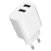 Мережевий зарядний пристрій Gembird (2USBх2.4A 12W) White (TA-UC-2A12-01)