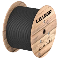 Кабель Leader PV 1x6мм2, бухта 500м, чорний (УКРСЕПРО)