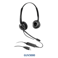 Гарнітура Grandstream GUV3000 USB 2.0 (HD звук, шумопридушення, регулятор гучності, для IP-телефонії)