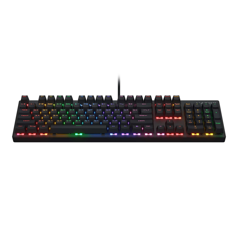 Клавіатура Hator Icefall Mecha Rainbow Black (HTK104UA)