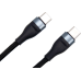 Кабель Dengos USB Type-C - USB Type-C, 0.25 м (M/M), Black (NTK-TC-TC-SHRT-BLACK)