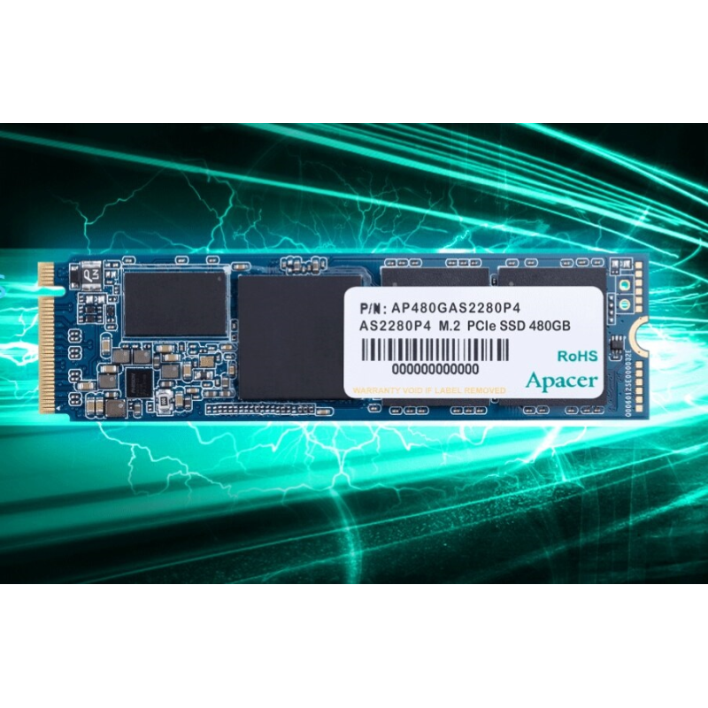 Накопичувач SSD 512GB Apacer AS2280P4 M.2 2280 PCIe 3.0 x4 3D TLC (AP512GAS2280P4-1)