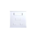 Розетка EServer (WT-2015A) 2хRJ-45, Cat5Е, зовнішня, білий