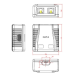 Розетка Cablexpert (NCAC-2U6-01) 2хRJ-45, Cat6, зовнішня, біла