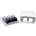 Розетка Cablexpert (NCAC-2U5E-01) 2хRJ-45, Cat5Е, зовнішня, біла