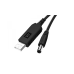 Кабель живлення USB - DC (M/M), 5.5х2.1 мм, 9V, 1 м, Black (2000985587600)