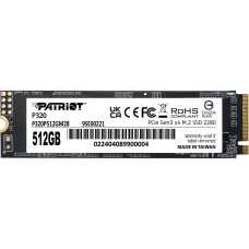 Накопичувач SSD 512GB Patriot P320 M.2 2280 PCIe 3.0 x4 NVMe 3D NAND (P320P512GM28)