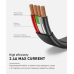 Кабель Luxe Cube Flat USB - Lightning (M/M), 1 м, чорний (2231252964019)