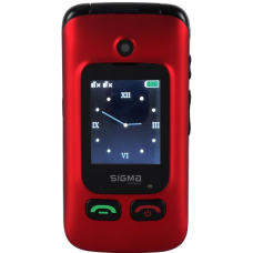 Мобiльний телефон Sigma mobile Comfort 50 Shell Duo Type-C Dual Sim Red/Black (4827798212516)