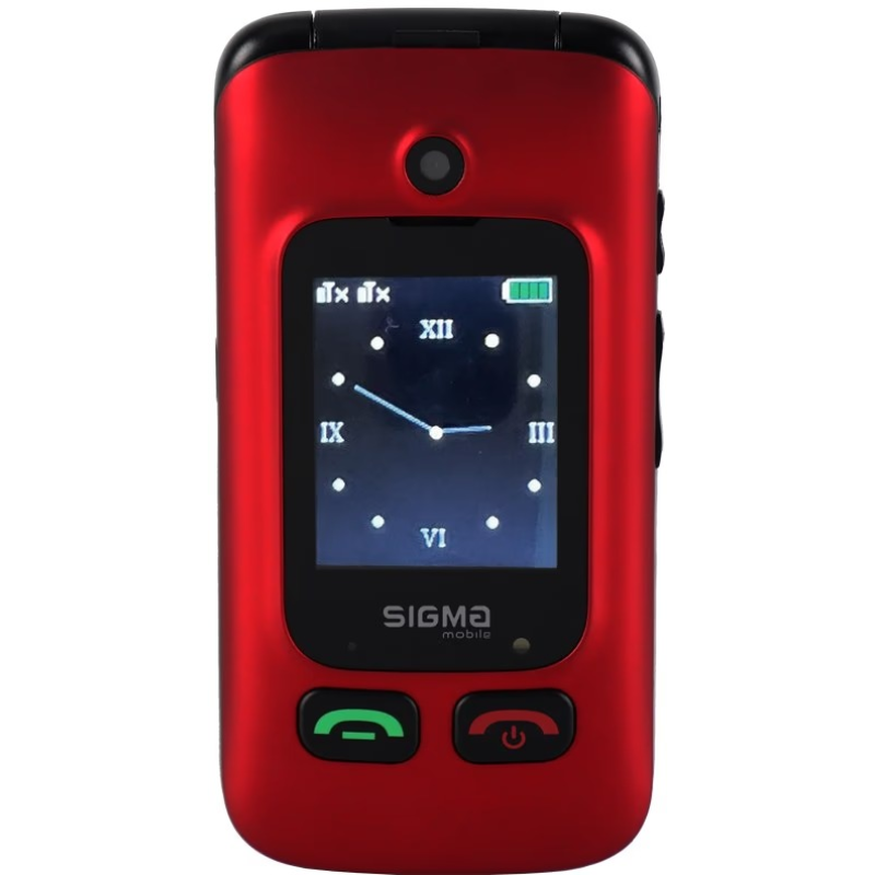 Мобiльний телефон Sigma mobile Comfort 50 Shell Duo Type-C Dual Sim Red/Black (4827798212516)