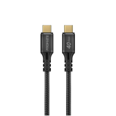 Кабель Promate PowerBolt240 USB Type-C - USB Type-C (M/M), 5 A, 240 W, 2 м, Black