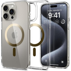 Чохол-накладка Spigen Ultra Hybrid MagFit для Apple iPhone 15 Pro Gold (ACS06718)