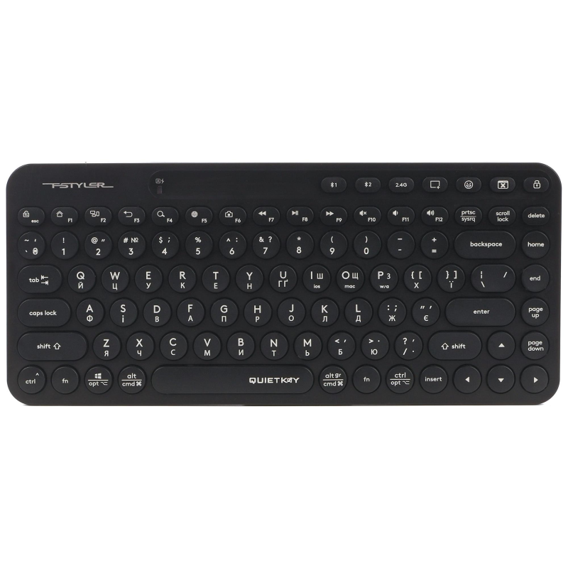 Клавіатура бездротова A4Tech FBK36C AS Black