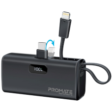 Універсальна мобільна батарея Promate Nanopack-5 5000mAh 20W Black
