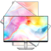 Монiтор Dell 27“ S2722DC (210-BBRR) IPS Silver/Black