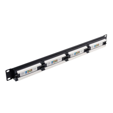 Патч-панель Atcom P5124 19“ 24хRJ-45 UTP 1U cat.5е