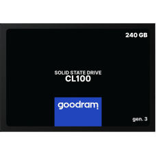 Накопичувач SSD 240GB Goodram CL100 GEN.3 2.5“ SATAIII 3D TLC (SSDPR-CL100-240-G3)