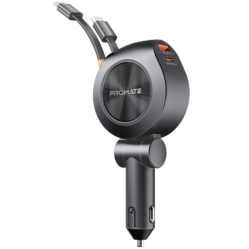 Автомобільний зарядний пристрій Promate DriveGear-R2 88W Black