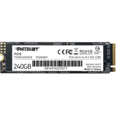 Накопичувач SSD 240GB Patriot P310 M.2 2280 PCIe NVMe 3.0 x4 TLC (P310P240GM28)
