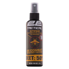 Спрей від комарів, кліщів та мошок 2E Combat Protect 50 Pro, 100 мл, 10 шт (2E-RPLNTDT50-10DB)