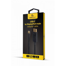Кабель Cablexpert USB Type-C - DisplayPort (M/M), 2 м, чорний (A-CM-DPM-01)