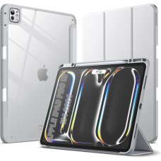Чохол-книжка BeCover Soft Edge TPU з кріпленням Apple Pencil для Apple iPad Pro 13“ M4 2024 Gray (711718)