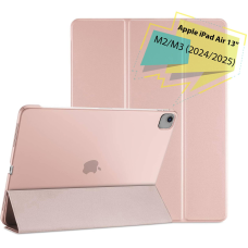 Чохол-книжка BeCover Tri Fold Hard для Apple iPad Air 13“ M2 2024 Pink (711724)