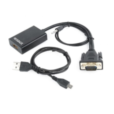 Адаптер Cablexpert HDMI - VGA (F/M), 0.15 м, Black (A-VGA-HDMI-01)