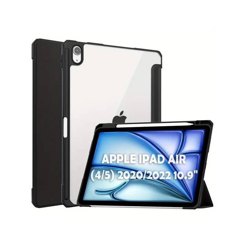 Чохол-книжка BeCover Soft Edge TPU з кріпленням Apple Pencil для Apple iPad Air (4/5) 2020/2022 10.9“ Black (711696)