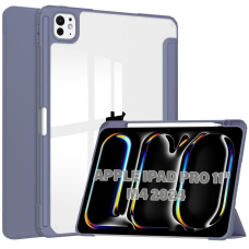Чохол-книжка BeCover Soft Edge TPU з кріпленням Apple Pencil для Apple iPad Pro 11“ M4 2024 Purple (711716)