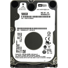 Накопичувач HDD 2.5“ SATA 500GB WD AV-25 5400rpm 16MB (WD5000LUCT) Refurbished
