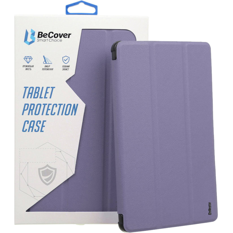 Чохол-книжка BeCover Tri Fold Soft TPU Silicone для Apple iPad Pro Pro 13“ M4 2024 Purple (711754)