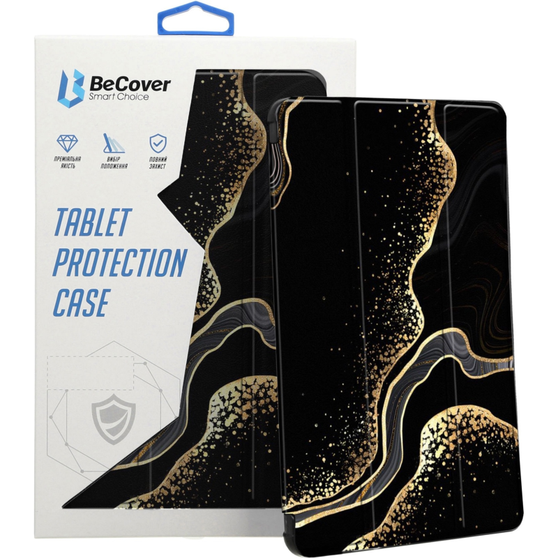 Чохол-книжка BeCover Smart Case для Apple iPad Air 11“ M2/M3 (2024/2025) Black Abstraction (711598)